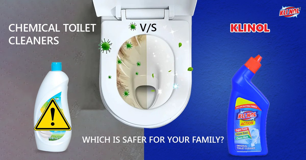 Klinol toilet cleaner vs chemical-heavy liquid