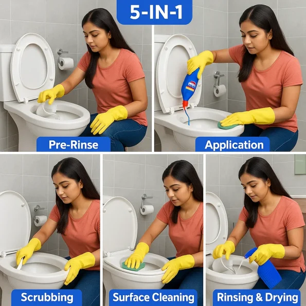 Step by Step Guide (Pre Rinse to Scrubbing