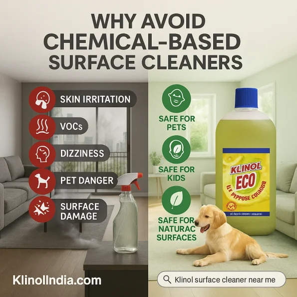 Why Avoid Chemical Based Surface Cleaners