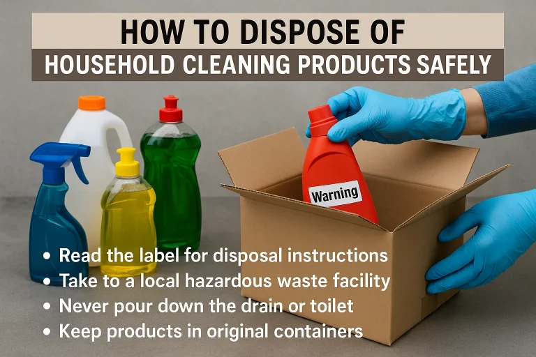 Safe Cleaning Disposal
