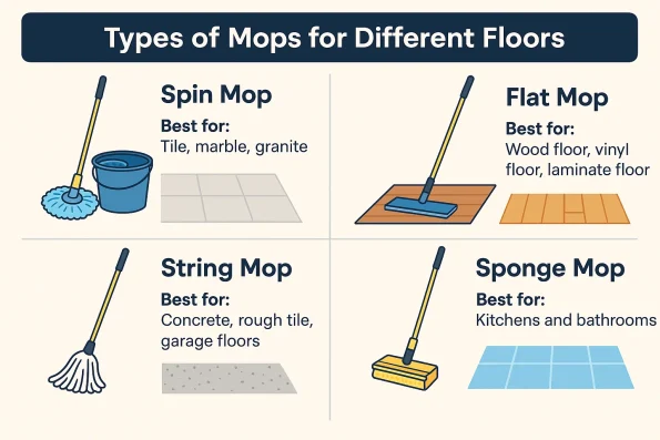 Choosing the Right Mop Choosing the Right Mop