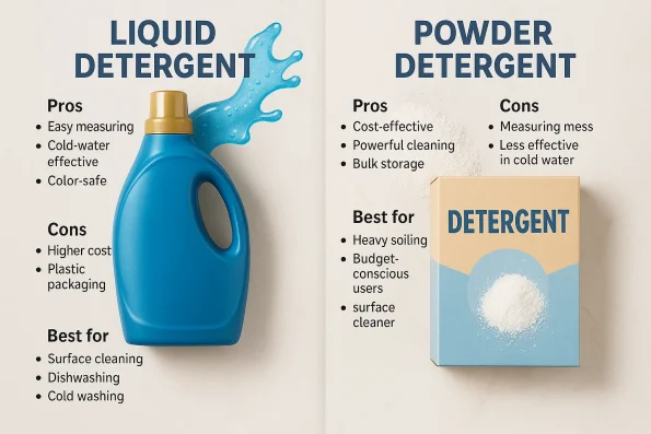 Liquid vs Powder Detergent