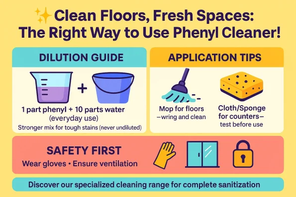 Right Way to Use Phenyl Cleaner