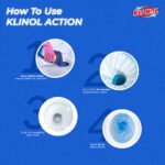 Super Active Toilet Cleaner Liquid Klinol Action Combo 1L (Pack of 2 | Deep Clean Formula)