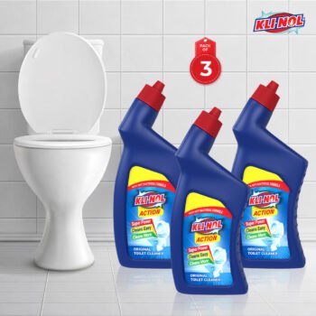 Super Active Toilet Cleaner Liquid Klinol Action Combo 1L (Pack of 2 | Deep Clean Formula)