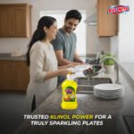 Klinol Power Dishwash Cleaner Gel 500ml (Pack of 3 | Liquid Dish Wash Combo for Tough Grease)