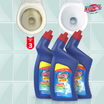Super Active Toilet Cleaner Klinol Action 500ml (Pack of 3)