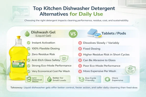 Dish Wash Gel Vs Tablets