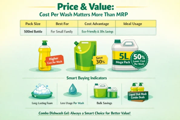 Dishwash Value Infographic Dishwash Value Infographic