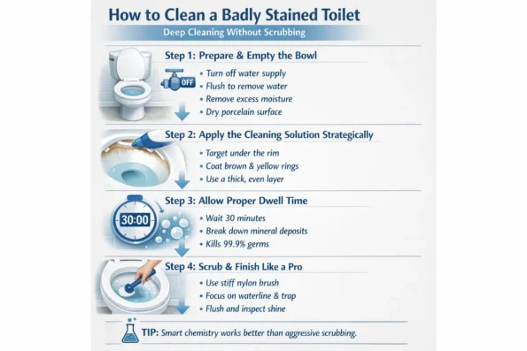 How To Clean A Badly Stained Toilet How To Clean A Badly Stained Toilet